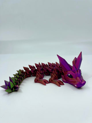 Multicolour Baby Crystal Dragon Tricolour