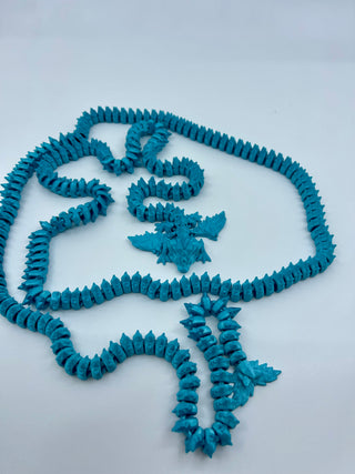 Teal Necklace Dragon - lainleys3dprinting