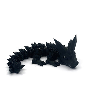 Black Baby Crystal Dragon