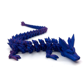 Bicolour Purple & Blue Crystal Dragon