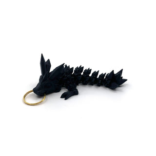 Matte Black Tadling keyring