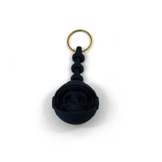 Black Astronaut Head Fidget Keyring