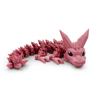 Matte Sakura Pink Baby Crystal Dragon