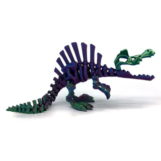 Spinosaurus Bicolour Blue Green Purple