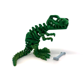 Large Bicolour Green Yellow  T-rex Set Trex