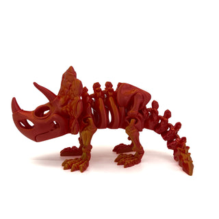 Triceratops Red gold