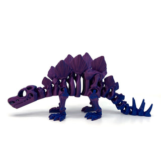 Stegosaurus Red Blue